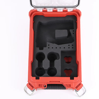FoamSlot 2505-20 Installation Driver Insert — empty insert installed in the case