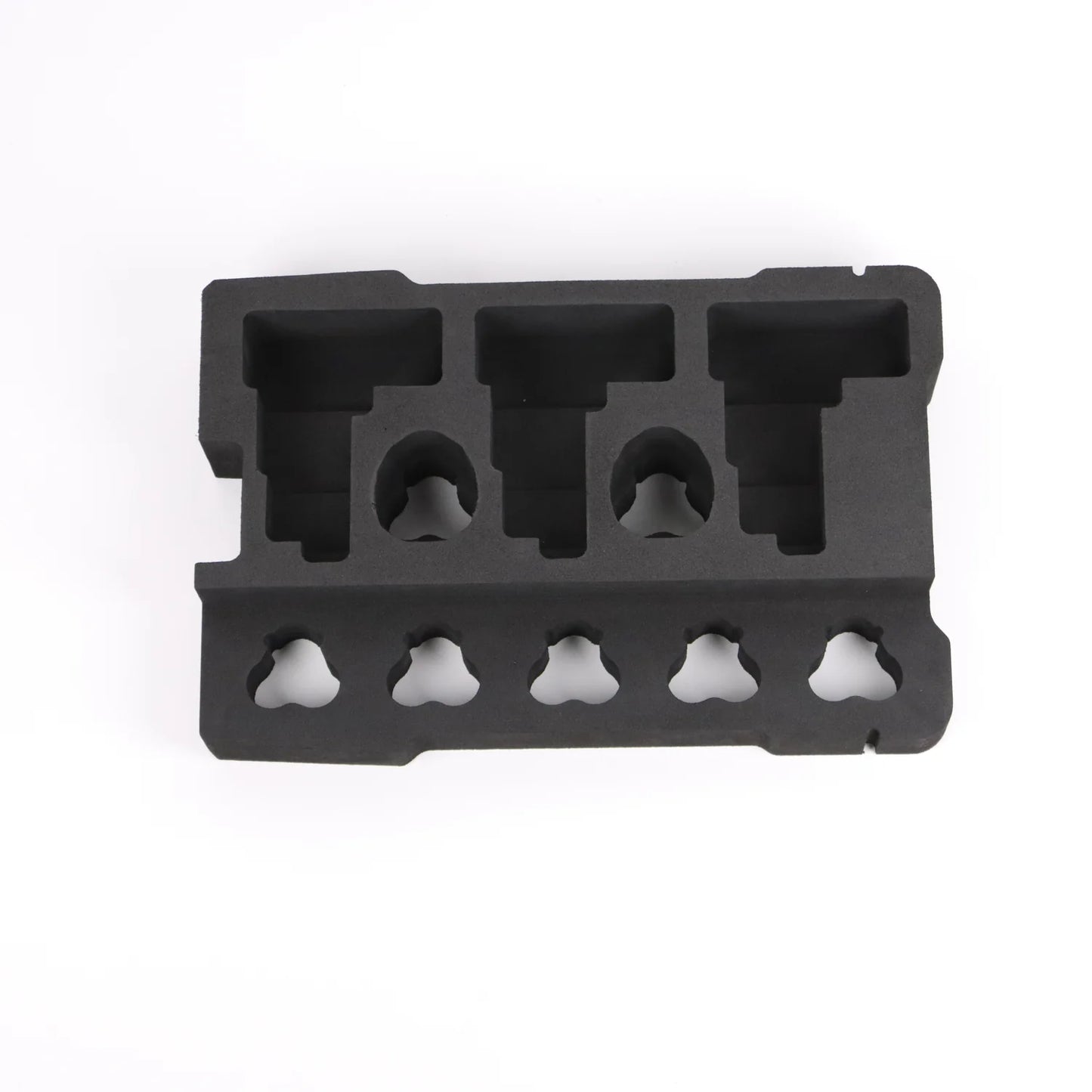 FoamSlot 12V Battery Storage Insert — insert angled view