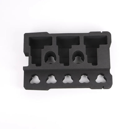 FoamSlot 12V Battery Storage Insert — insert angled view