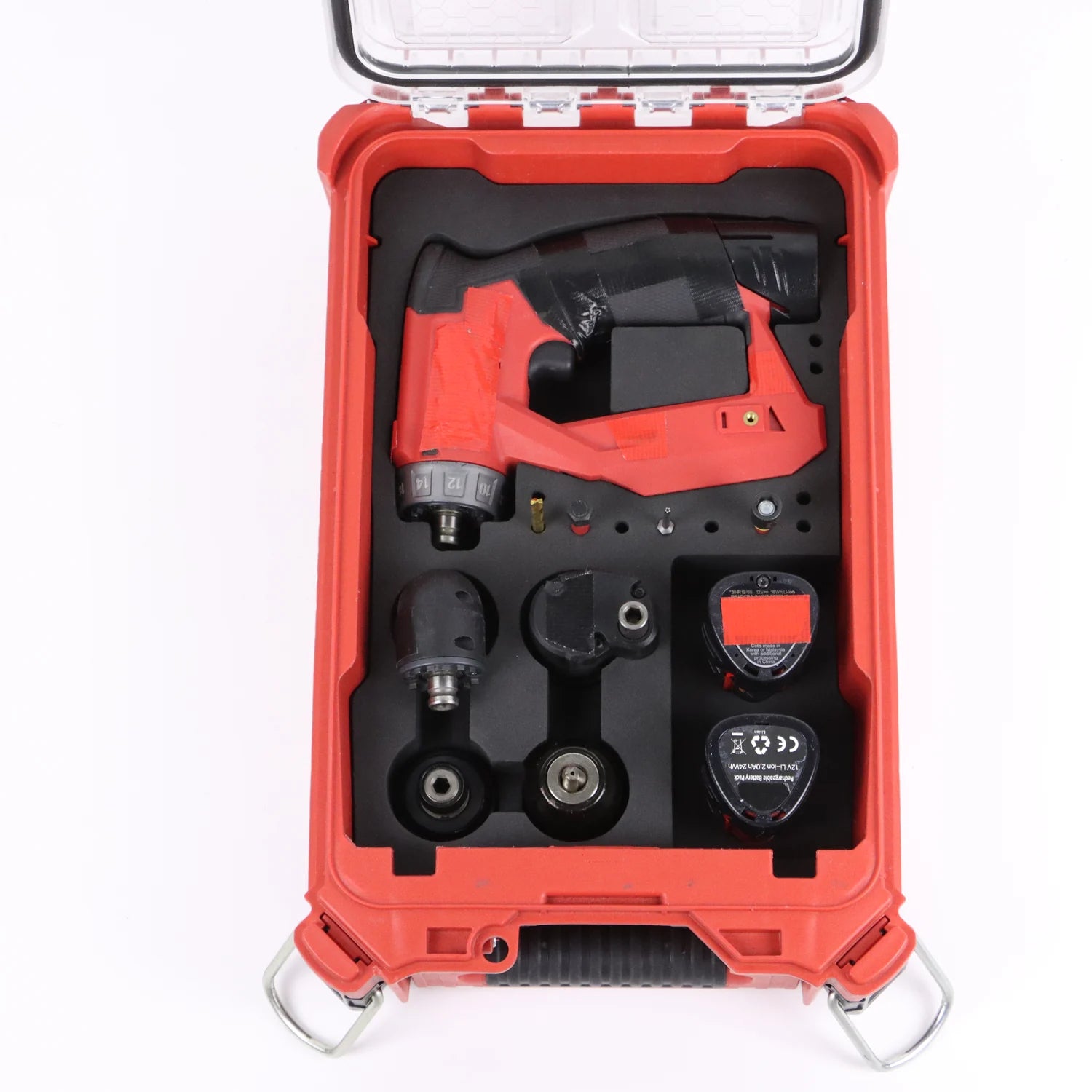 A complete working kit in its fitted insert